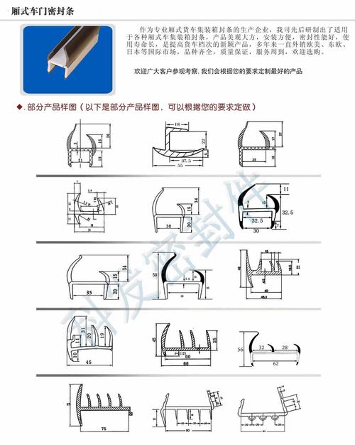 货厢密封条 货箱门牙子密封条 集装箱密封条 找延顺】